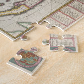  kaart van Bermuda (1638) Legpuzzel (Zijkant)