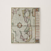  kaart van Bermuda (1638) Legpuzzel (Verticaal)