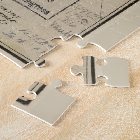  kaart van Bermuda (1752) Legpuzzel (Zijkant)