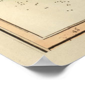  kaart van Bermuda (1816) Poster (Hoek)