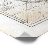  kaart van Bermuda Poster (Hoek)