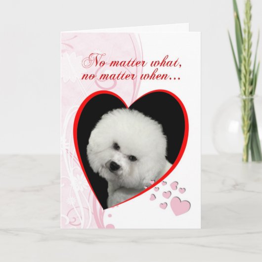Kaart van Bichon Valentijns (Voorkant)