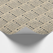  Kaart van Bingo die Papier verpakt (Hoek)