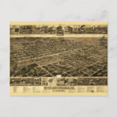  kaart van Birmingham, Alabama (1885) (Voorkant)