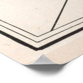  kaart van Birmingham Alabama (1901) Poster (Hoek)