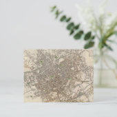 kaart van Birmingham England (1839) (Staand voorkant)