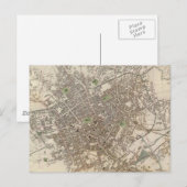 kaart van Birmingham England (1839) (Voorkant / Achterkant)