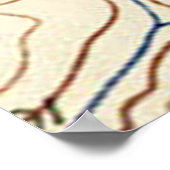  kaart van Blacksburg Virginia (1932) Poster (Hoek)