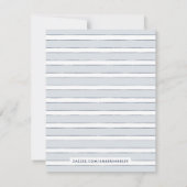 Kaart van  bloemen - Blauw (Achterkant)