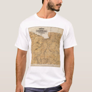 Kaart van Blue Earth County, Minnesota T-shirt