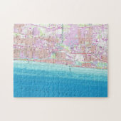 kaart van Boca Raton Florida (1962) Legpuzzel (Horizontaal)