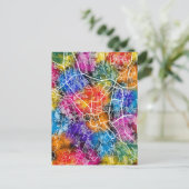 Kaart van Bogor City Indonesia (Staand voorkant)