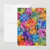 Kaart van Bogor City Indonesia (Voorkant / Achterkant)