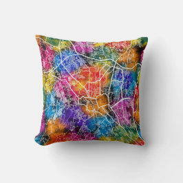 Kaart van Bogor City Indonesia Kussen