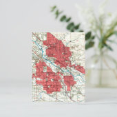  kaart van Boise Idaho (1954) (Staand voorkant)