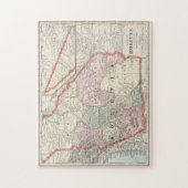  kaart van Bolivia (1901) Legpuzzel (Verticaal)