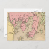  kaart van Boothbay Maine (1894) (Voorkant / Achterkant)