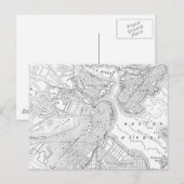 kaart van Boston (1878) (Voorkant / Achterkant)