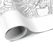  kaart van Boston (1878) Cadeaupapier (Rol Hoek)