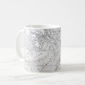  kaart van Boston (1878) Koffiemok (Voorkant links)