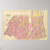Kaart van Boston 28 Poster (Voorkant)