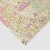 Kaart van Boston 7 Tissuepapier (Detail)