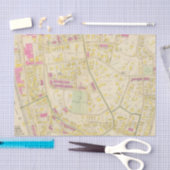 Kaart van Boston 7 Tissuepapier (Craft)
