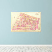 Kaart van Boston Canvas Afdruk (Insitu (Houten vloer))