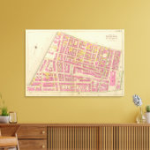 Kaart van Boston Canvas Afdruk (Insitu (Woonkamer))