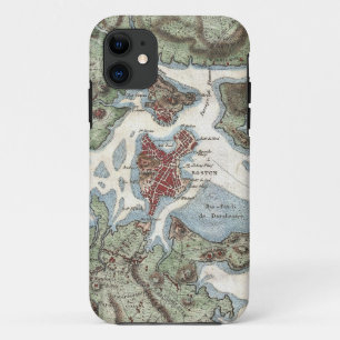 kaart van Boston Harbour (1807) Case-Mate iPhone Case