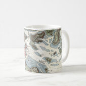  kaart van Boston Harbour (1807) Koffiemok (Voorkant rechts)