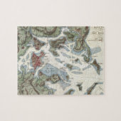  kaart van Boston Harbour (1807) Legpuzzel (Horizontaal)