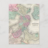  kaart van Boston Harbour (1857) (Voorkant)