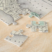  kaart van Boston Harbour (1857) Legpuzzel (Zijkant)