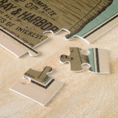  kaart van Boston Harbour (1884) Legpuzzel (Zijkant)