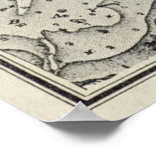  kaart van Boston Harbour (1903) Poster (Hoek)