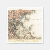 kaart van Boston Servet (Voorkant)