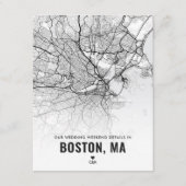 Kaart van Boston Wedding Weekend Details Enclosure (Voorkant)