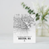 Kaart van Boston Wedding Weekend Details Enclosure (Staand voorkant)