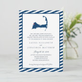 Kaart van Bourne Cape Cod | Bruiloft (Staand voorkant)