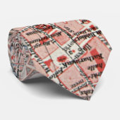 kaart van Braunschweig Duitsland (1905) Stropdas (Opgerold)