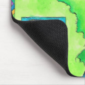 Kaart van Brazilië Muismat (Hoek)