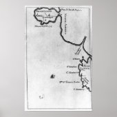 Kaart van Brobdingnag Poster (Voorkant)