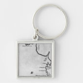 Kaart van Brobdingnag Sleutelhanger (Voorkant)