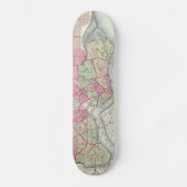  kaart van Brooklyn (1868) Skateboard (Voorkant)