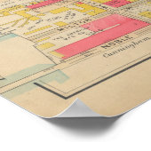 kaart van Brooklyn | George Washington Bromley Poster (Hoek)