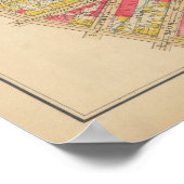 kaart van Brooklyn | George Washington Bromley Poster (Hoek)