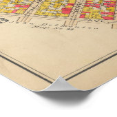 kaart van Brooklyn | George Washington Bromley Poster (Hoek)