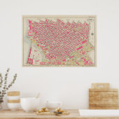 kaart van Brooklyn | George Washington Bromley Poster (Keuken)