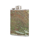  kaart van Brooklyn NY (1908) Heupfles (Links)